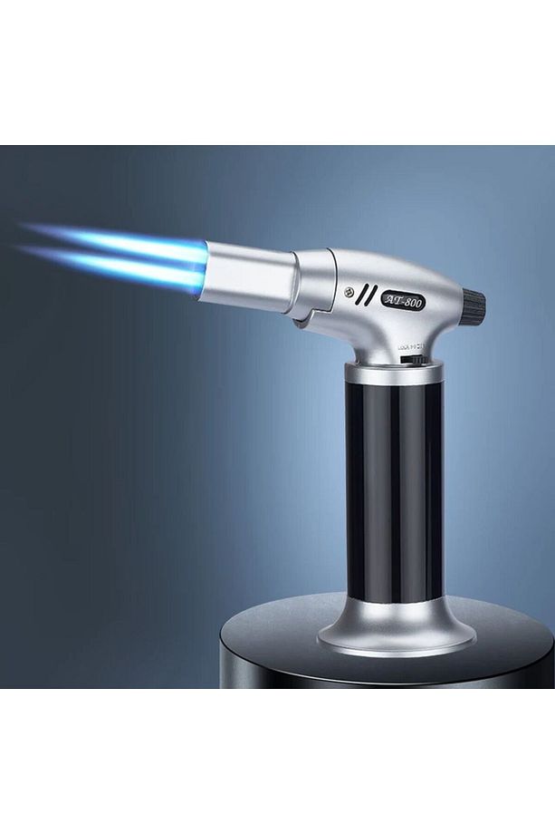 Çift Torch Doldurulabilir Jet Alev Pürmüz Çakmak - 2