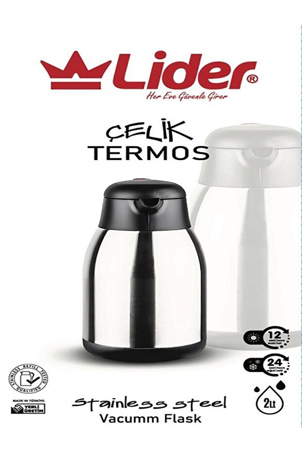 2Lt Çelik Termos - 2