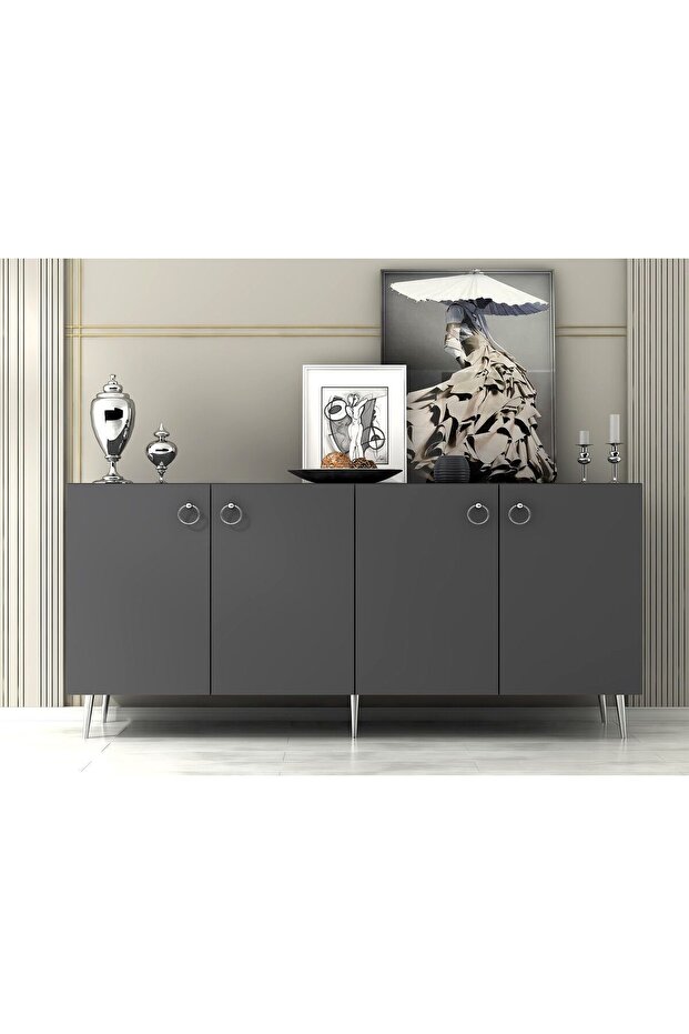 DROP KONSOL ANTRASİT-GÜMÜŞ - 6