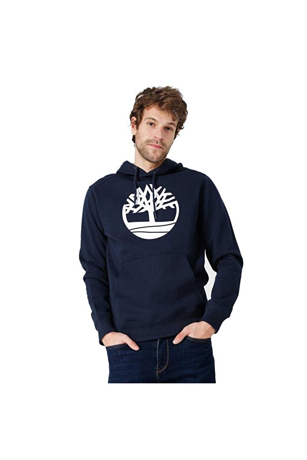 YC CORE TREE LOGO PULL OV سويت شيرت رجالي باللون الأزرق الداكن101096685
