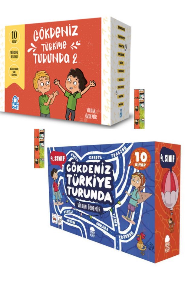 3Rd-4Th Grade Reading Sets- Gökdeniz Türkiye Turunda (10 Books)- Gökdeniz Türkiye Turunda 2 (10 Books)