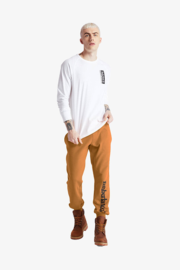 Men's Yellow Sweatpants - Linear Logo, Tb0a2bvfp571