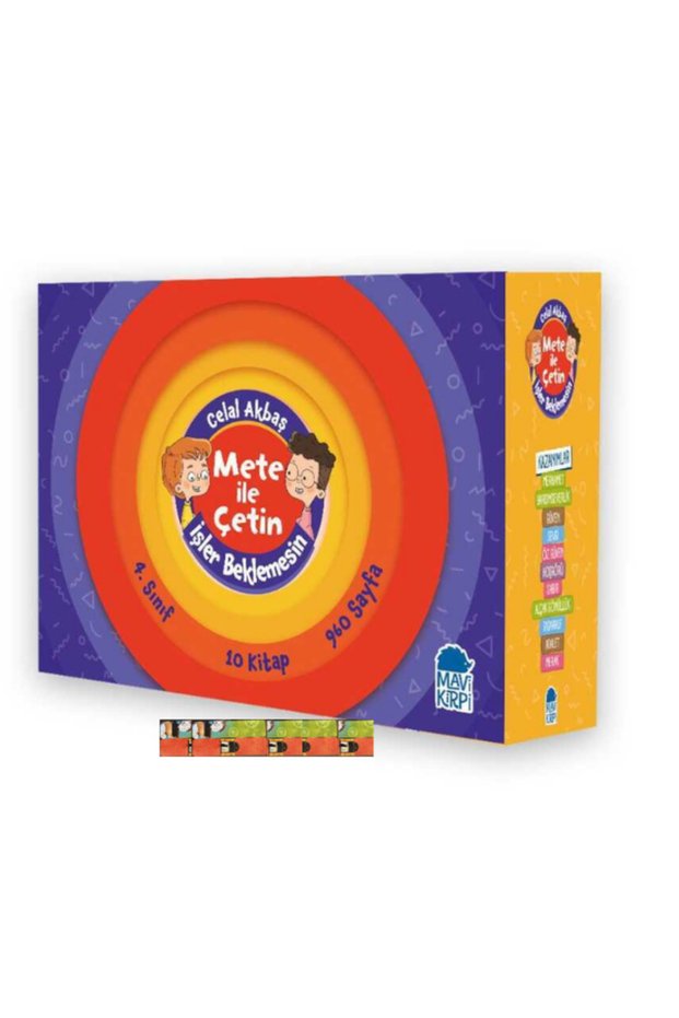 3Rd-4Th Grade Reading Set - Mete ile Çetin İşler Beklemesin (10 Books)