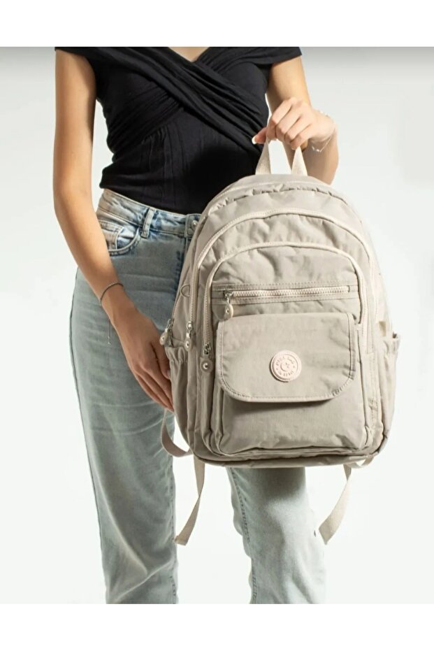 حقيبة مدرسية كبيرة الحجم حقيبة ظهر يومية متعددة الأقسام - 4