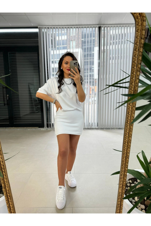 Nw. Basic Vatkalı Elbise - 3