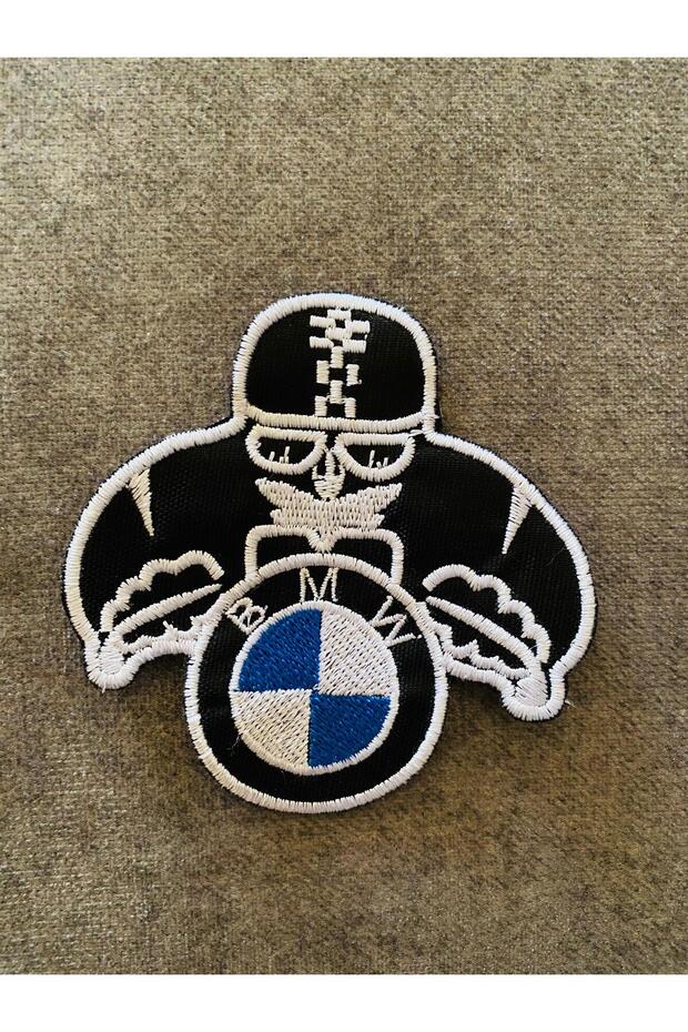 ل BMW سيارة موتور خوذة التطريز التصحيح الحجاب التصحيح خياطة التصحيح (8x9 سنتيمتر) - 1