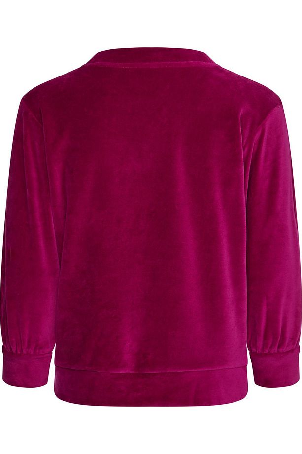 REG VELVET C-NK PUFF SLV SWTSHRT - 1