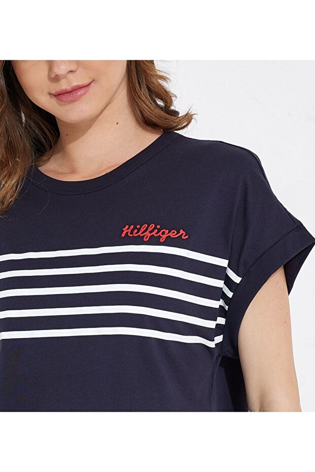 RLX STRIPE EMB C-NK SS - 4