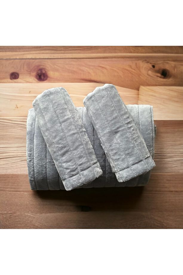 L'orıent Bonita Silver Gri Çift Kişilik Yatak Örtüsü Seti - 5