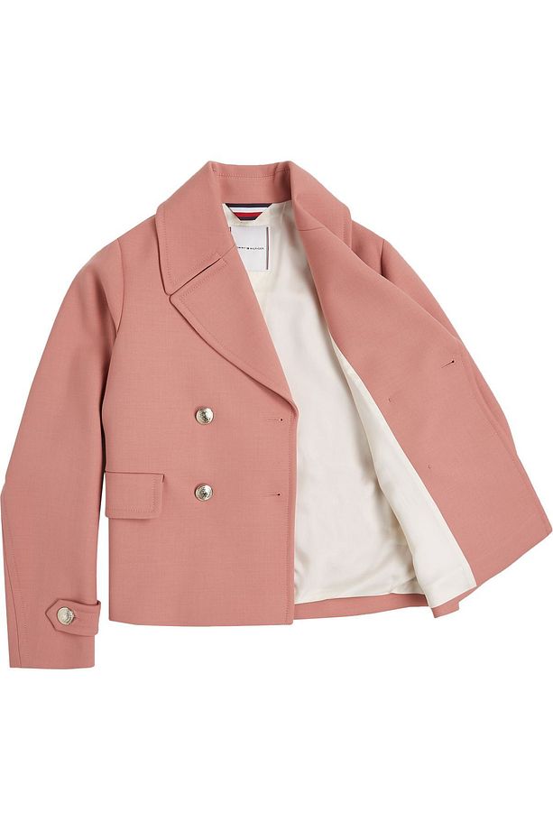 WOOL BLEND DB PEACOAT - 5