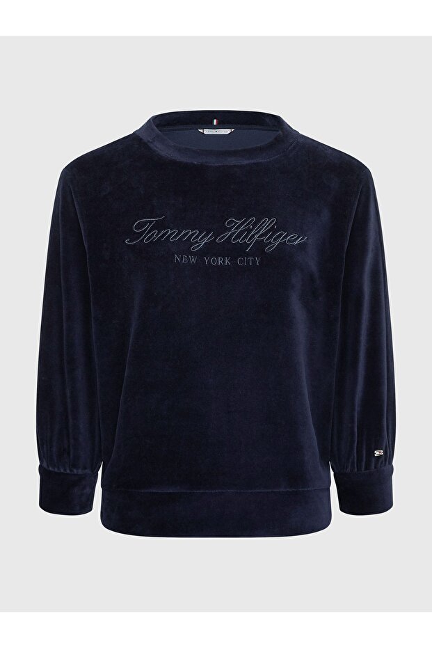 REG VELVET C-NK PUFF SLV SWTSHRT - 4