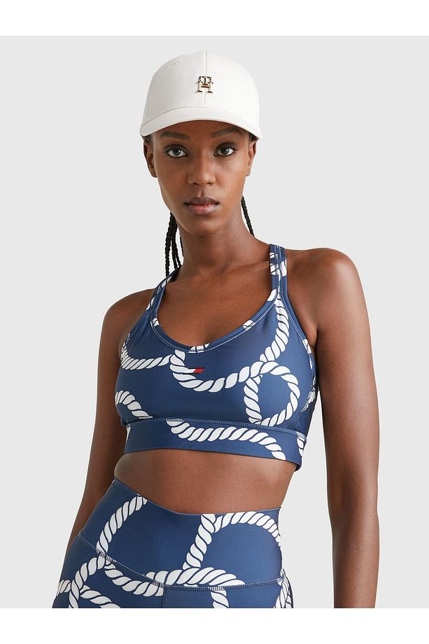 Low Int Aop Rope Strappy Bra - 7