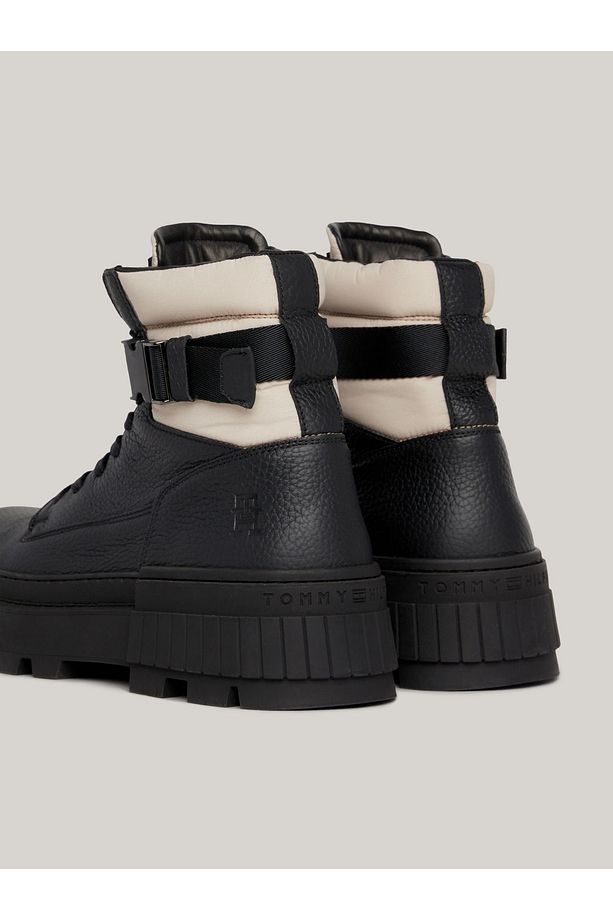 TH ELEVATED CHUNKY LTH BKLE BOOT - 2