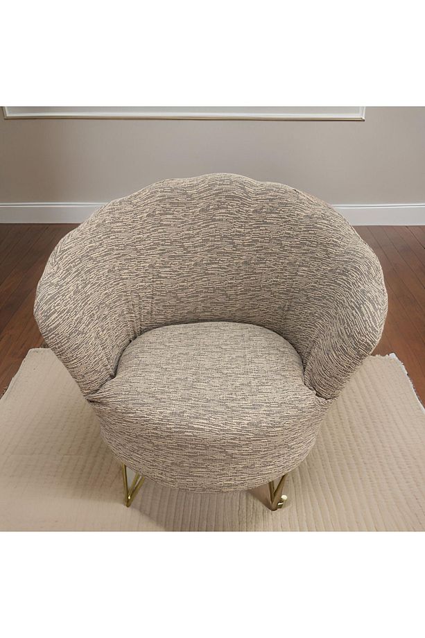 papatya koltuk kılıfı, oval koltuk örtüsü, berjer koltuk örtüsü - 3