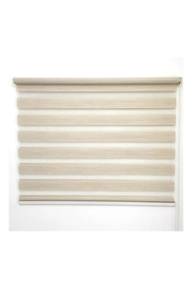 Rüyaper Krem Bambu Zebra Perde - 1