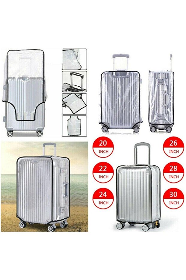 Bavul kılıfı şeffaf - 4