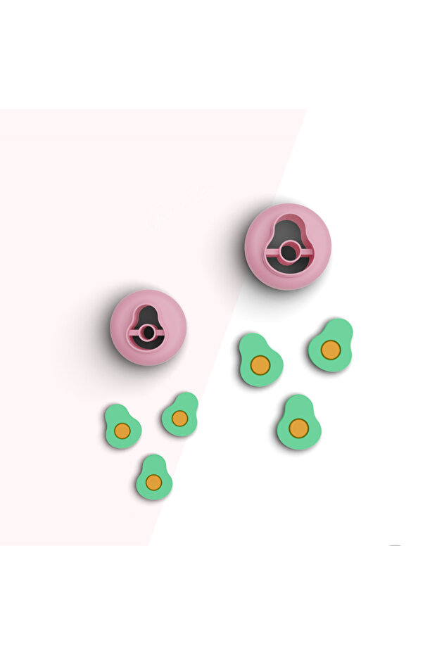 Avocado Mini Polymer Clay - Cutting, Jewelry and Candy Molds, Ceramic Clay - No:162