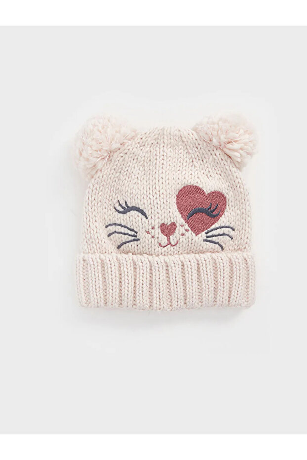 Lcw Accessories Cute Embroidered Girl's Beret