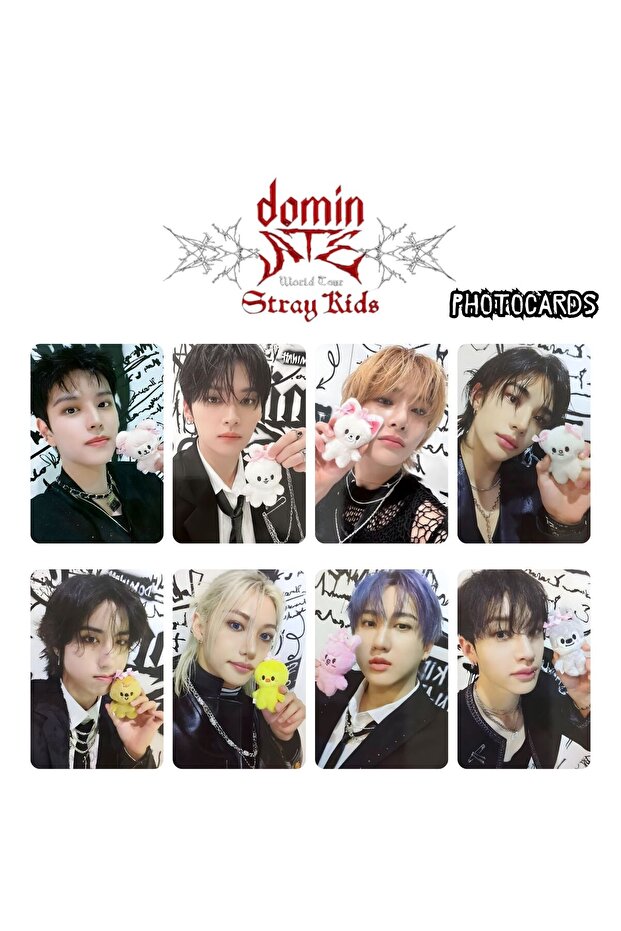 Stray Kids'' Dominate 3Rd World Tour'' Photocards Set
