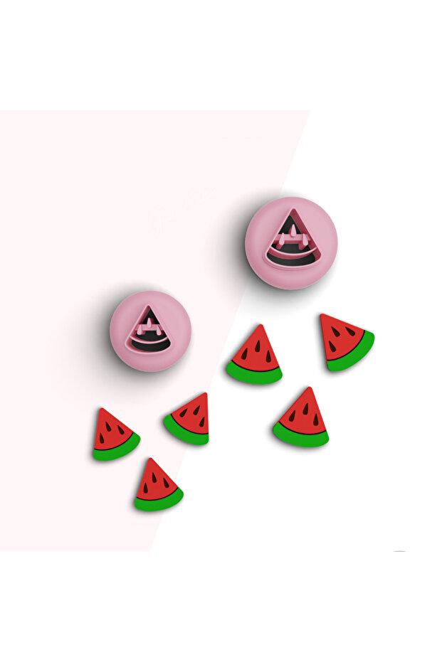 Watermelon Mini Polymer Clay Cutting Mold,Jewelry Molds, Candy Molds,Ceramic Mold,No:181