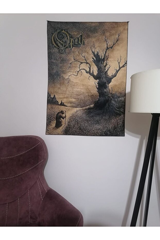 Opeth Group Patterned Tree Design Wall Carpet - 13