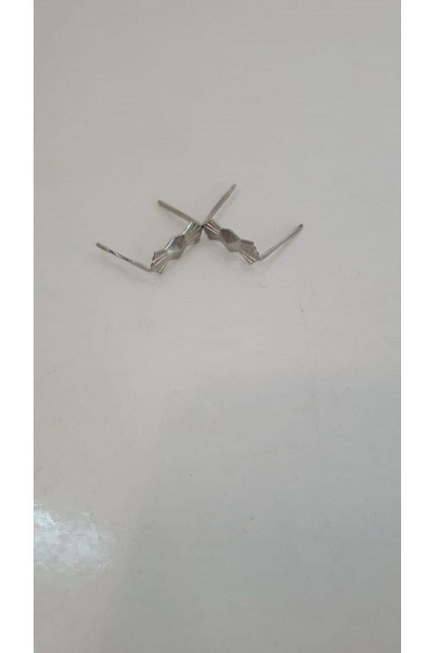 Avize Bağlantı Aparatı Papyon Gümüş Renk 50 Adet(33mmx3,5mm) - 2