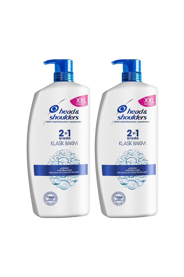 Head & Shoulders 2'si 1 Arada Şampuan Klasik Bakım 2*800 ml - 2