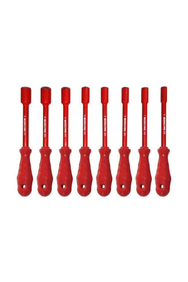 1000v Süngüsü Izoleli Lokma Uçlu Tornavida Seti 8 Parça - 1