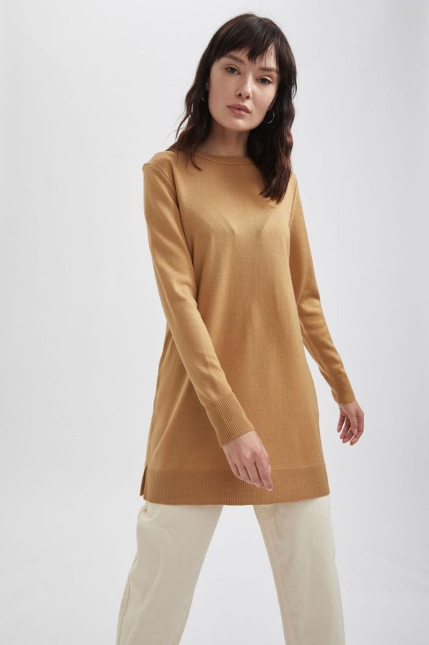 Basic Ekstra Yumuşak Triko Tunik - 3