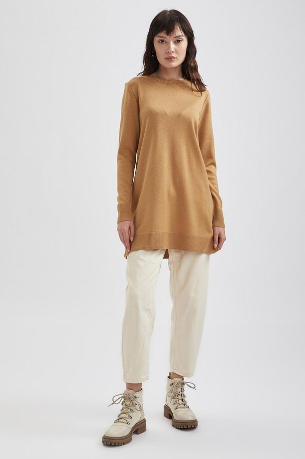 Basic Ekstra Yumuşak Triko Tunik - 6
