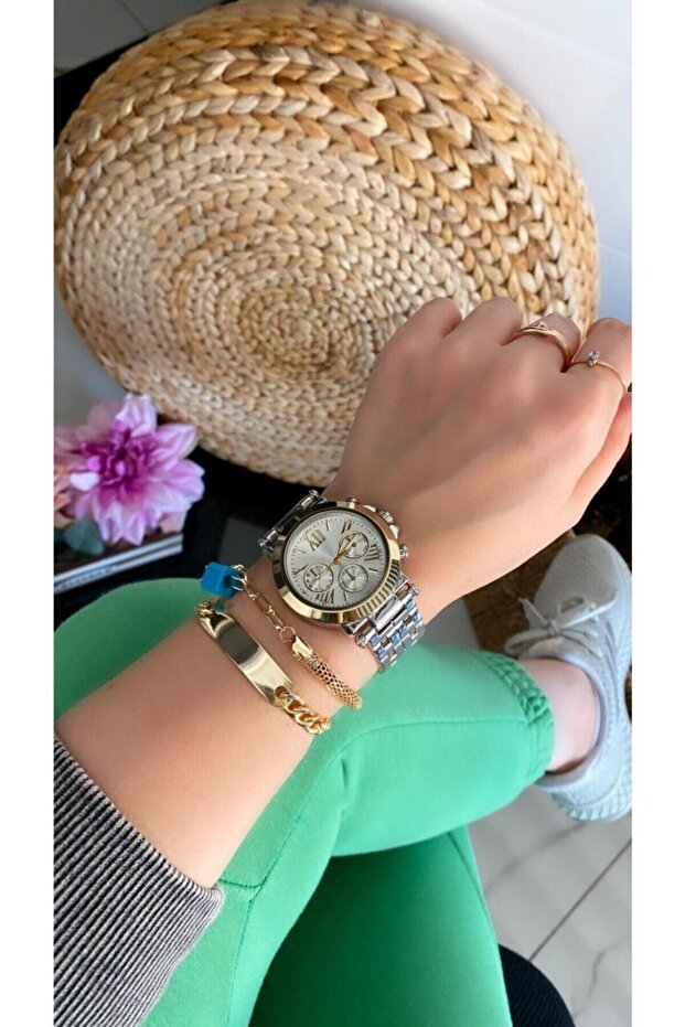 Çelik Analog Rolex Model Kol Saati - 6