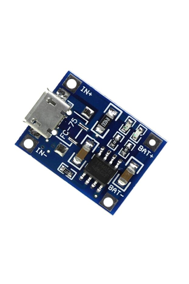 Tp4056 Lityum Pil Şarj Devresi 5v 1a Mikro Usb - 1