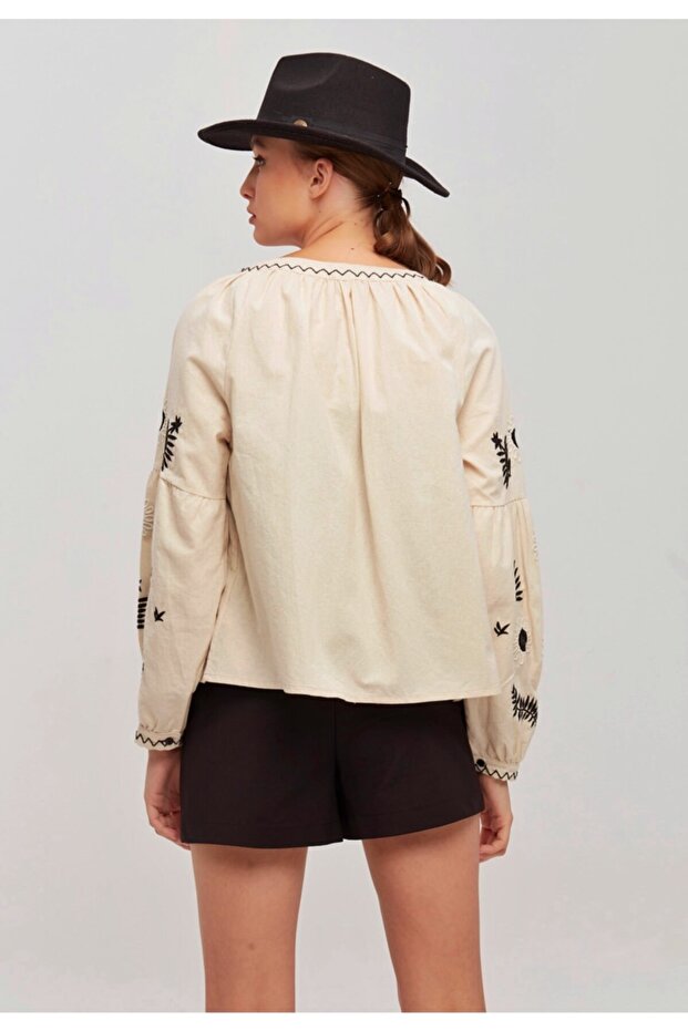 Etnik Bohem Ceket - 5