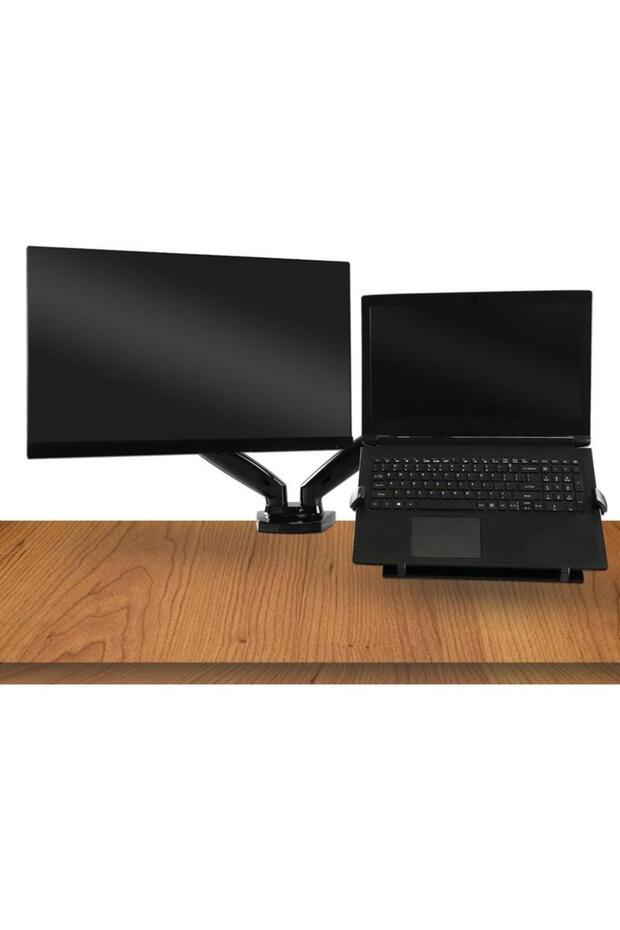 Vontech F160-FP 17-27'' Hareketli Monitör + Notebook Masa Standı - 7