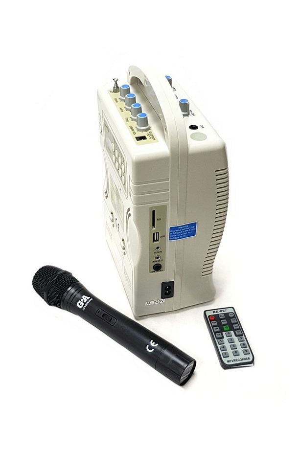 Ga200e El Mikrofonlu Seyyar Taşınabilir Anfi - 3