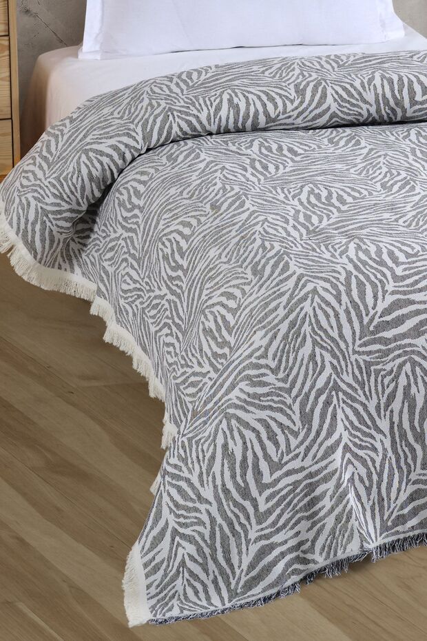 Tek Kişilik Yatak Örtüsü 160x210 Antrasit - 2
