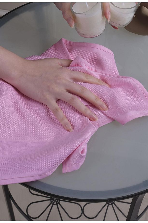 3 LÜ Mikrofiber Sihirli Cam Ve Ayna Temizlik Bezi 40*60 - 5