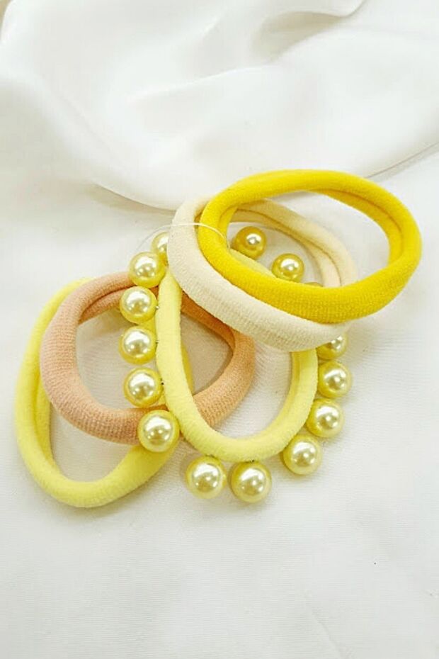 5 Piece Pearl Elastic Buckle Set