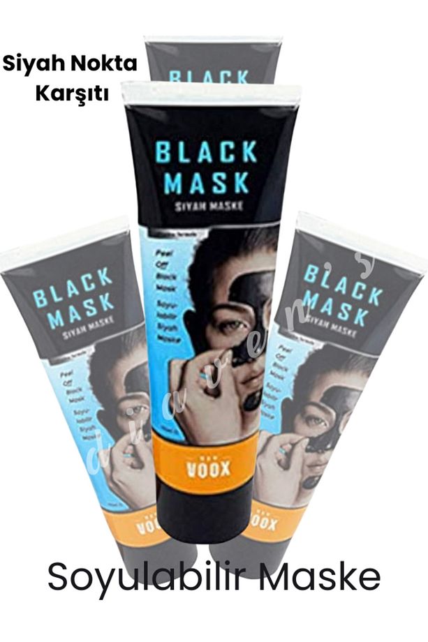 Siyah Nokta Maskesi Black Maske Gözenek Temizleme Soyulabilir 100 ml - 1