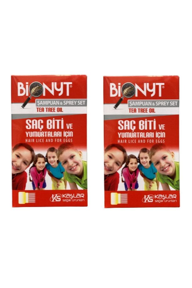 Saç Biti Ve Yumurtaları Için (çay Ağacı Yağlı) Şampuan & Sprey Set (2 Adet) - 1
