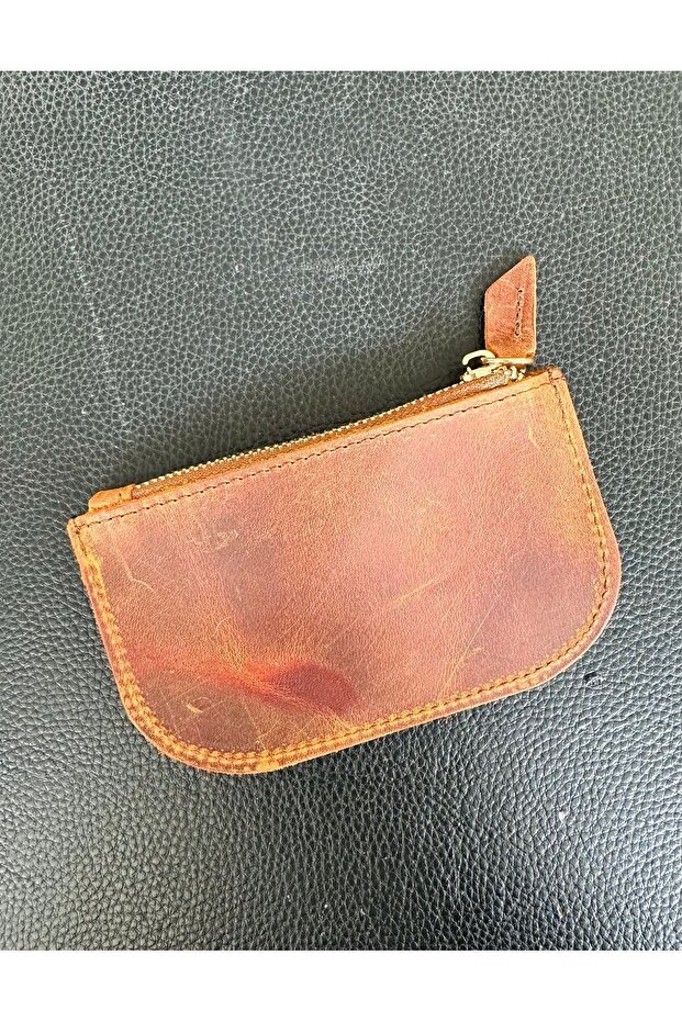 Hakiki Deri Mini Cep Cüzdanı - 4