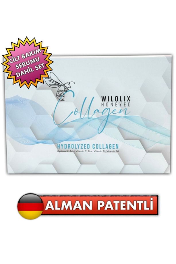 Honeyed Kolajen Cilt Bakım Kapsülü Hyalünorik Asit C Vitamini Çinko 60 Adet Tablet (tip1-2-3-4-5) - 1