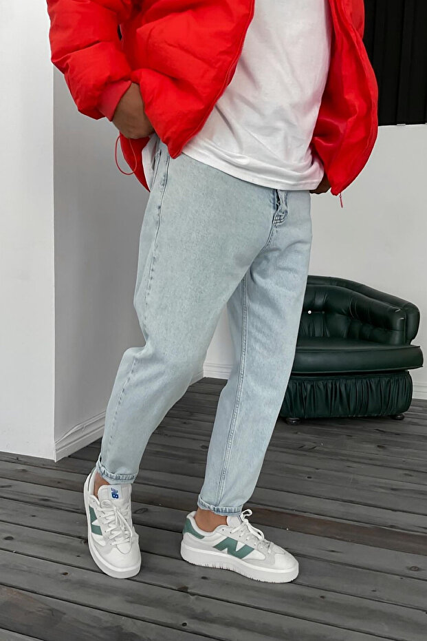 Παντελόνι Ice Blue Boyfriend Basic - 2