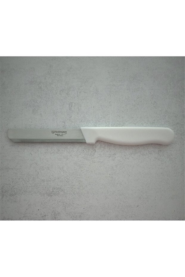 سكين الخضار المسنن Ava Micro باللون الأبيض - 1