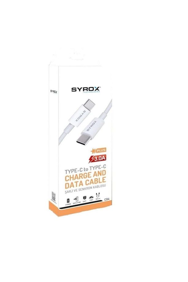 Uçlu Type-c Şarj Ve Senkron Kablosu 3.0a Type-c To C94 maxshtre 986362 - 1