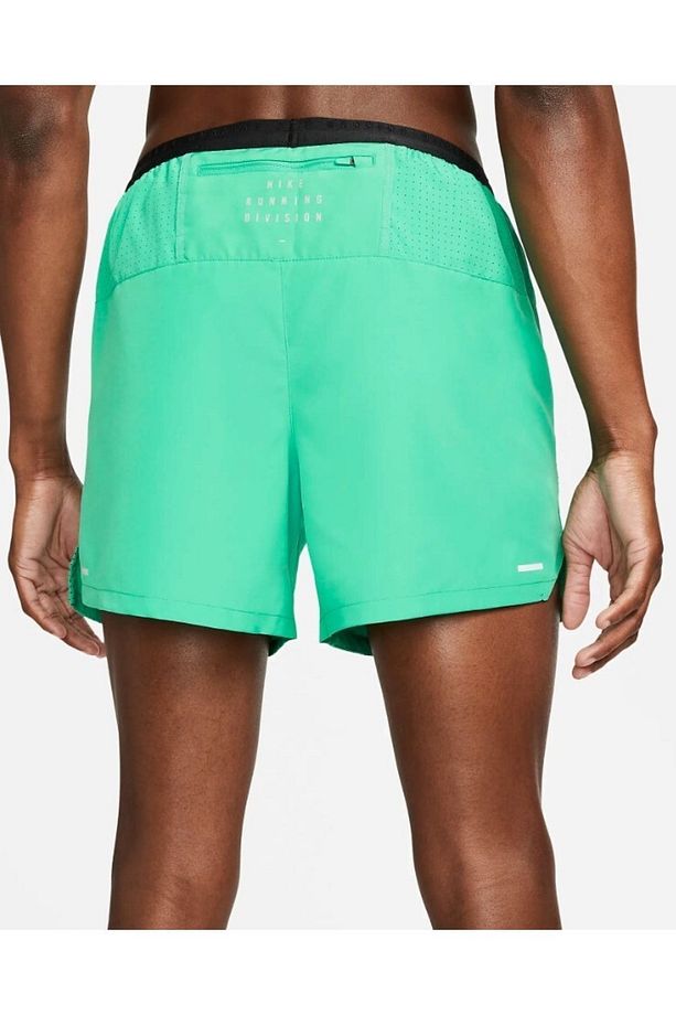 Dri-Fit Run Division Flex Stride 13 cm Slip Lined Running Erkek yeşil spor Şort dd6049-372 - 2