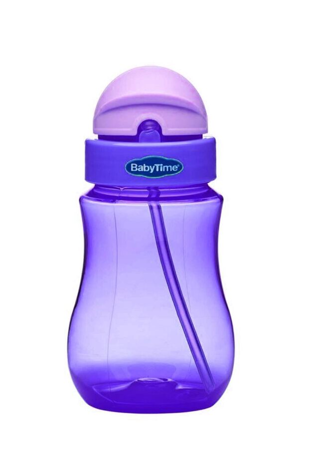 Baby Time Babytime Colorful Straw Drinker - Purple