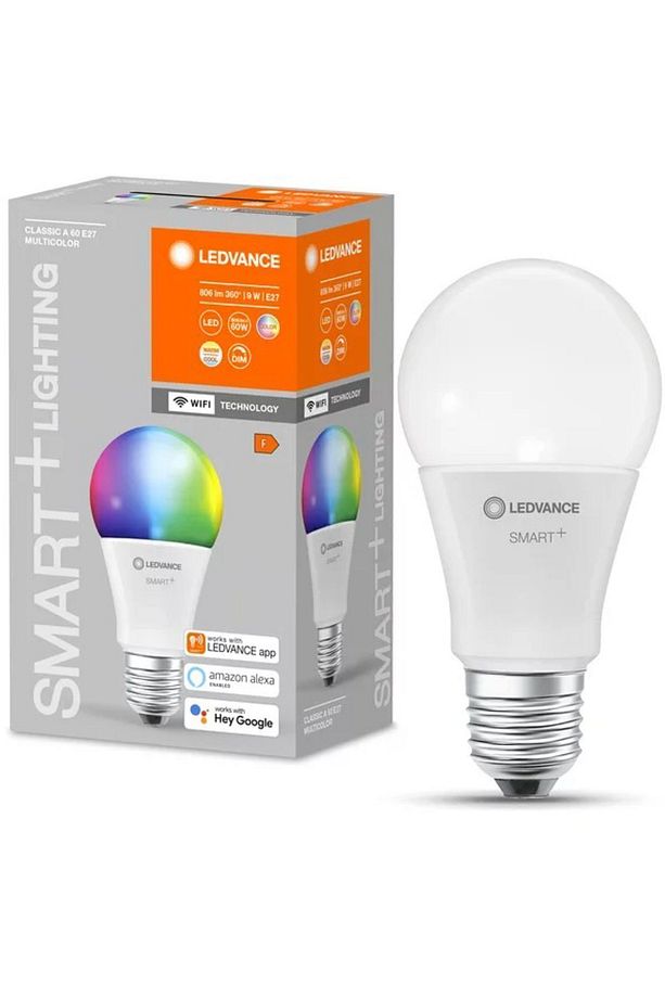 9w E27 Duylu Akıllı Wifi Kontrollü Rgb Led Ampul 806 Lümrn A Enerji Tüketimi - 1