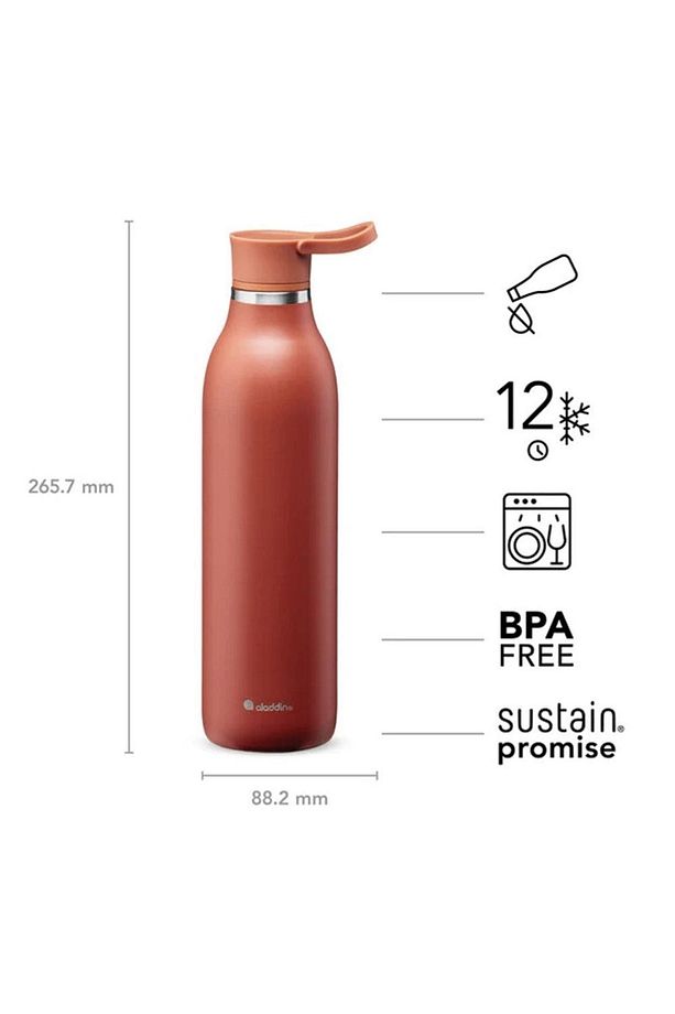 Cityloop Thermavac Ecycle Paslanmaz Çelik Su Şişesi 0.60 Lt - 5