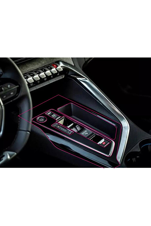 Tpu Protector Compatible with Peugeot 3008 E Toggle Gear - 3